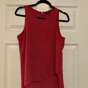 Red Sleeveless Top